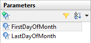 FirstDayOfMonth and LastDayOfMonth parameters